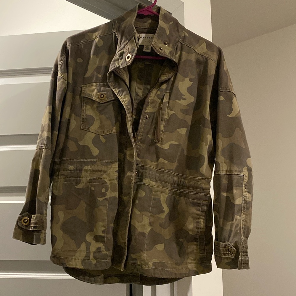 Anthropologie Camo Jacket